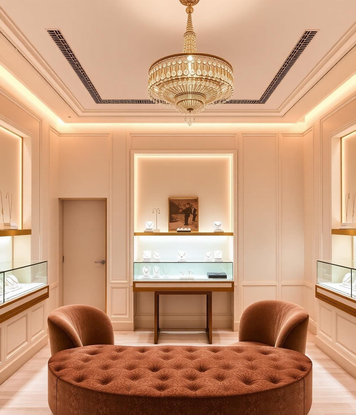 Interior of Laavs Jewellery store in Guntur